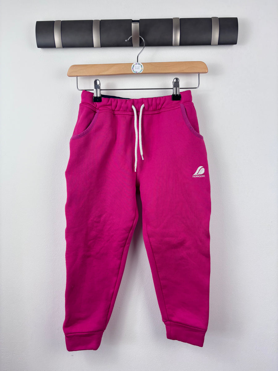 Didriksons Pink Joggers 120 (6-7 Years)-Trousers-Second Snuggle Preloved