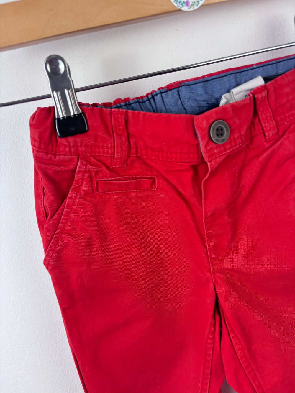 H&M Red Chino Trousers 18-24 Months-Trousers-Second Snuggle Preloved