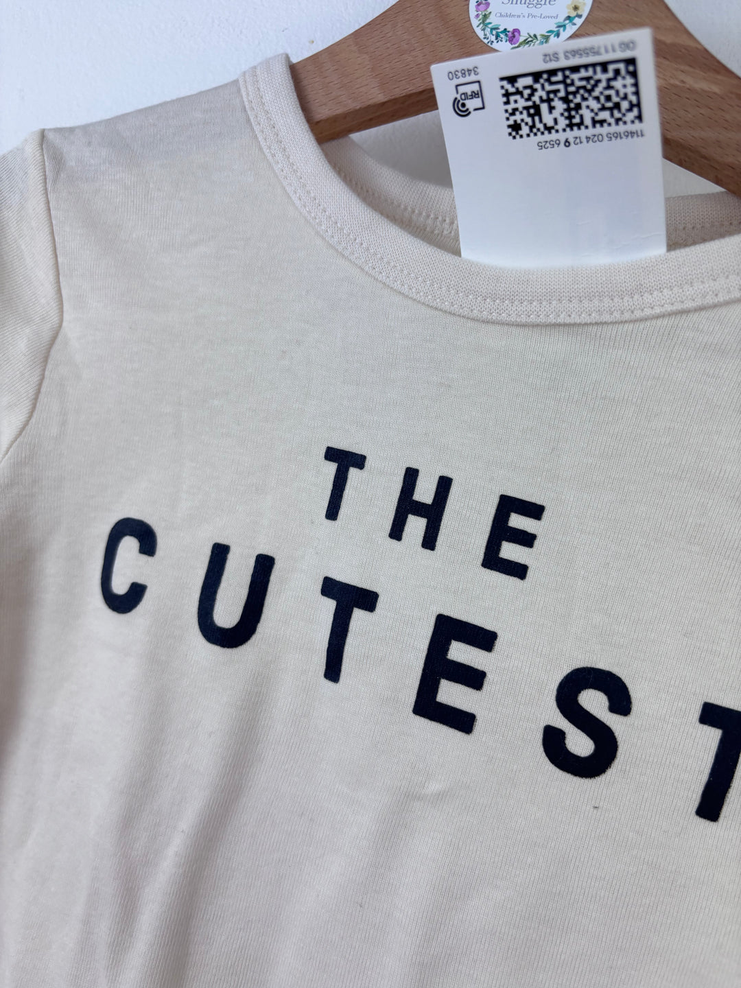 H&M Cream Bodysuit 3-4 Years-Vests-Second Snuggle Preloved