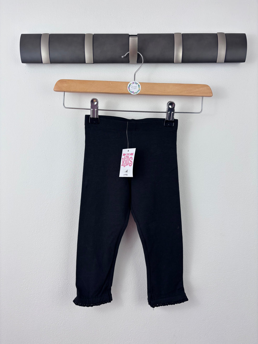 Matalan Black Leggings 4 Years-Leggings-Second Snuggle Preloved