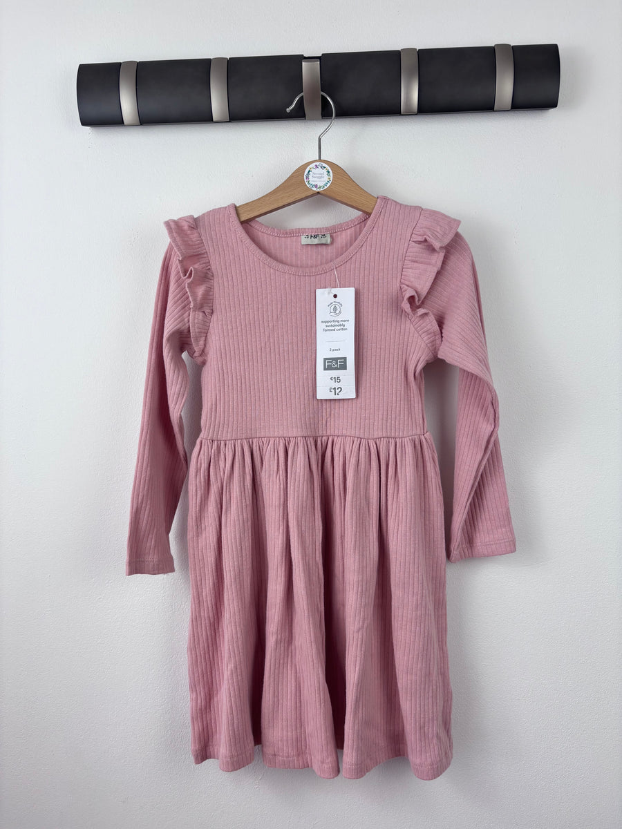 Fred & Flo Pink Dress 4-5 Years-Dresses-Second Snuggle Preloved