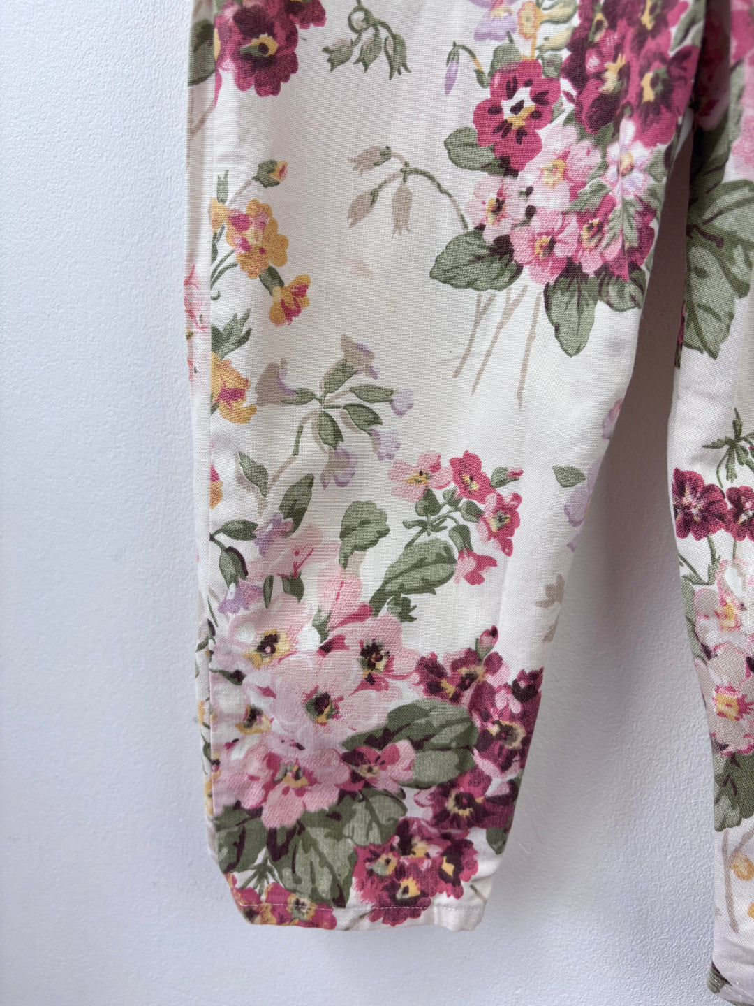 Handmade Floral Jumpsuit 3-4 Years-Rompers-Second Snuggle Preloved
