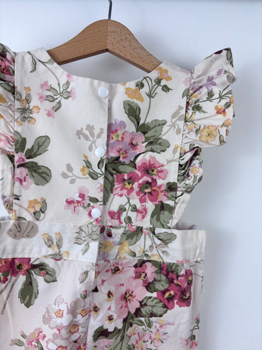 Handmade Floral Jumpsuit 3-4 Years-Rompers-Second Snuggle Preloved