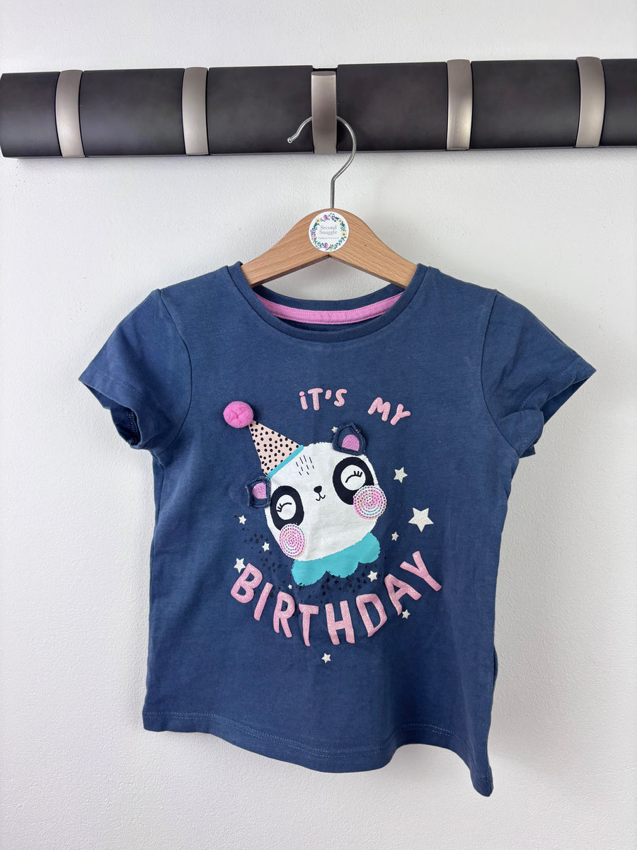 Nutmeg Birthday T Shirt 3-4 Years-Tops-Second Snuggle Preloved