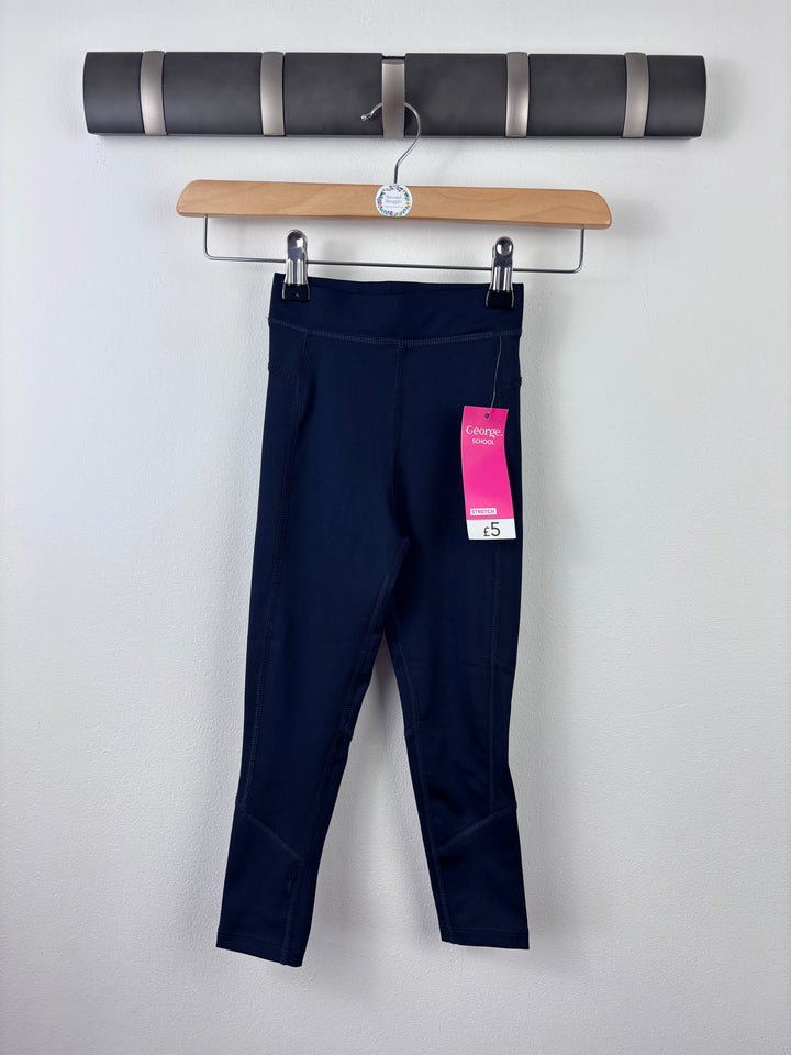 George Navy Leggings 3-4 Years