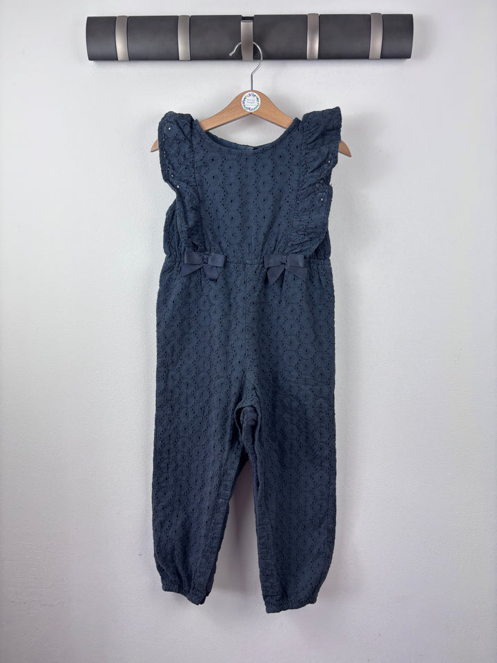 Max Studio Navy Jumpsuit 4-5 Years-Rompers-Second Snuggle Preloved