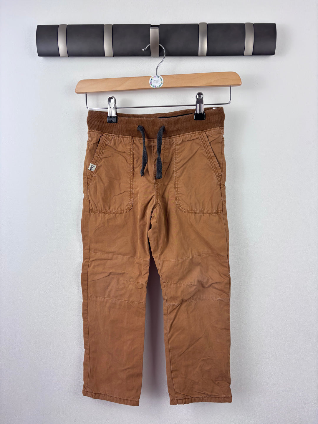 H&M Brown Trousers 5-6 Years-Trousers-Second Snuggle Preloved