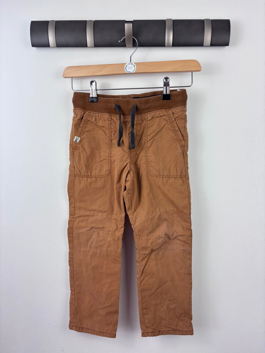H&M Brown Trousers 5-6 Years-Trousers-Second Snuggle Preloved