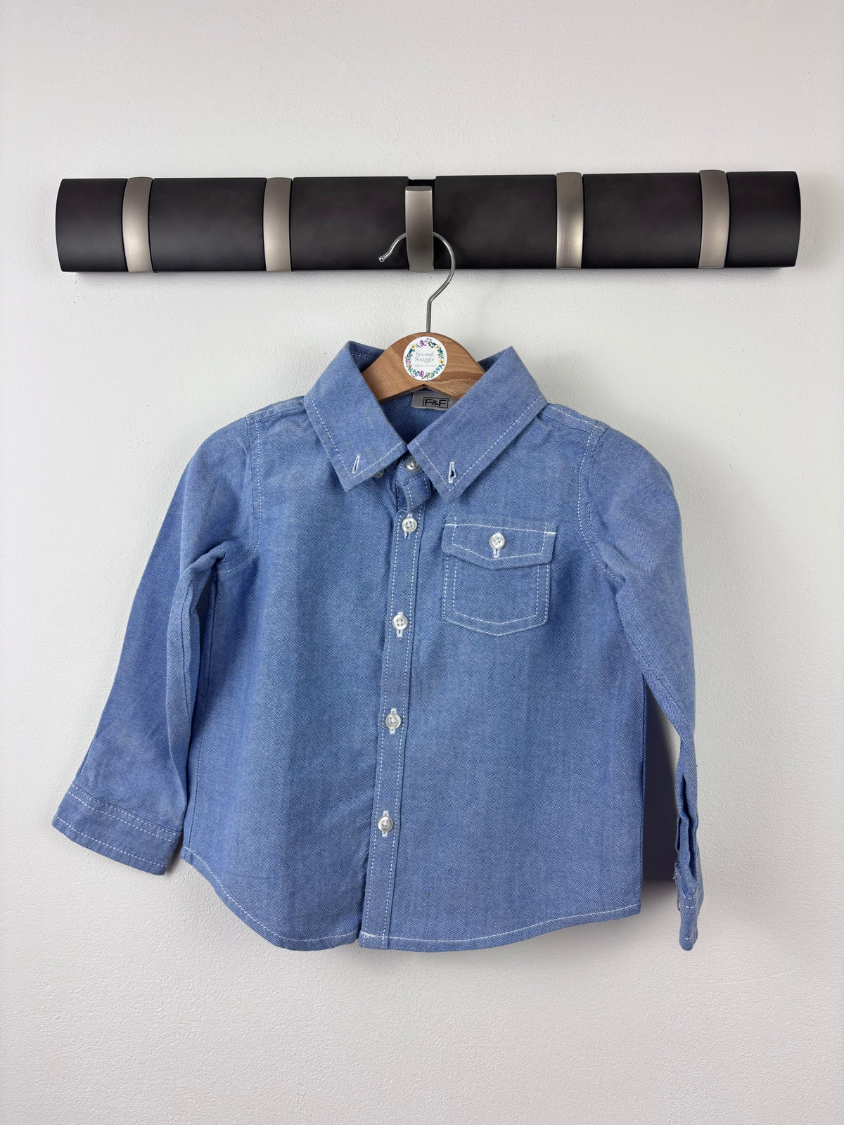 Fred & Flo Denim Shirt 18-24 Months-Shirts-Second Snuggle Preloved