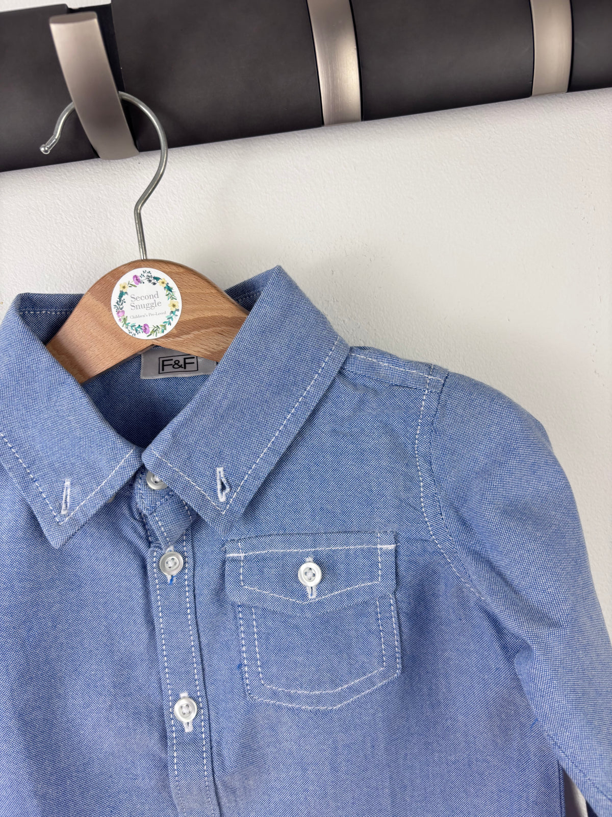 Fred & Flo Denim Shirt 18-24 Months-Shirts-Second Snuggle Preloved