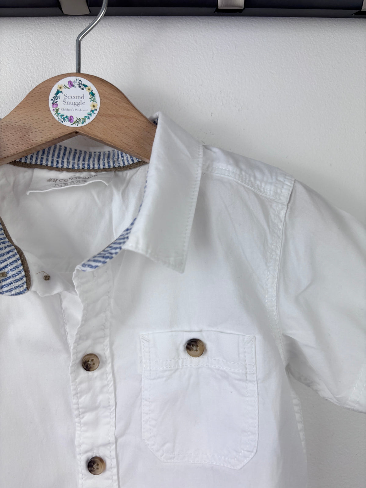 H&M Short Sleeve Shirt 18-24 Months-Shirts-Second Snuggle Preloved