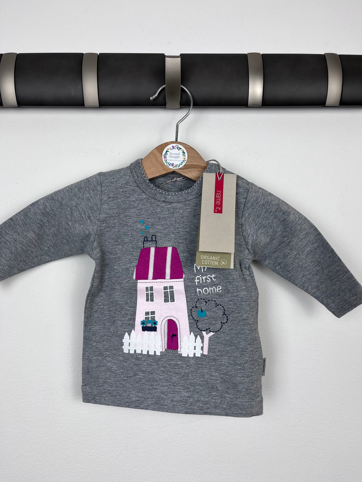 Name It My First Home Top 2-4 Months-Tops-Second Snuggle Preloved