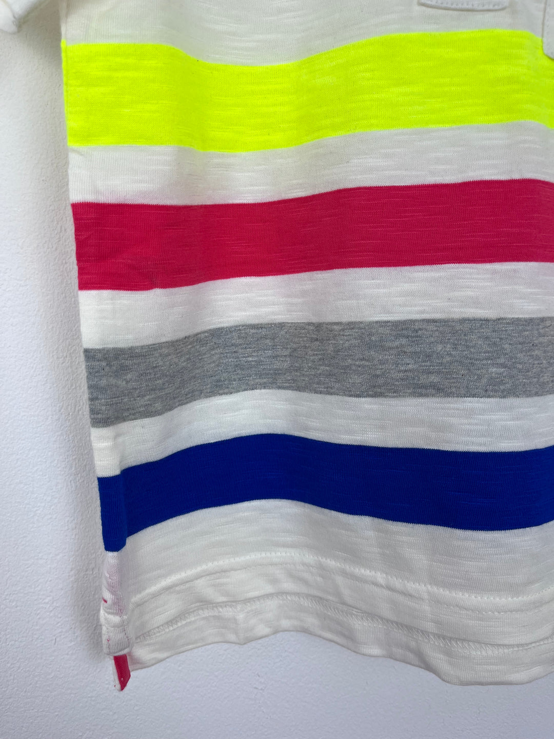Boden Polo Top with Bright Stripes 6-7 Years-Tops-Second Snuggle Preloved