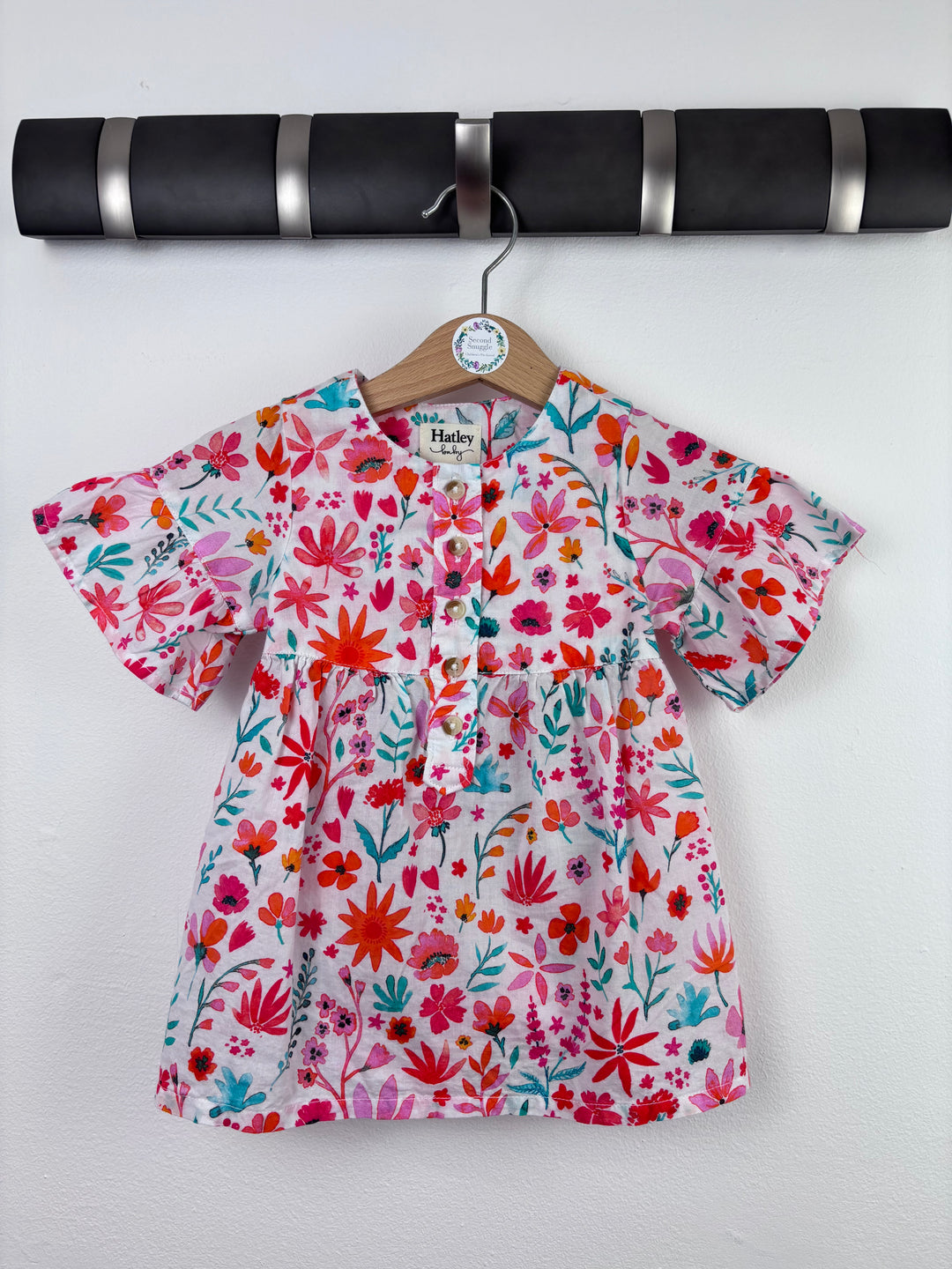 Hatley Floral Dress 6-9 Months-Dresses-Second Snuggle Preloved