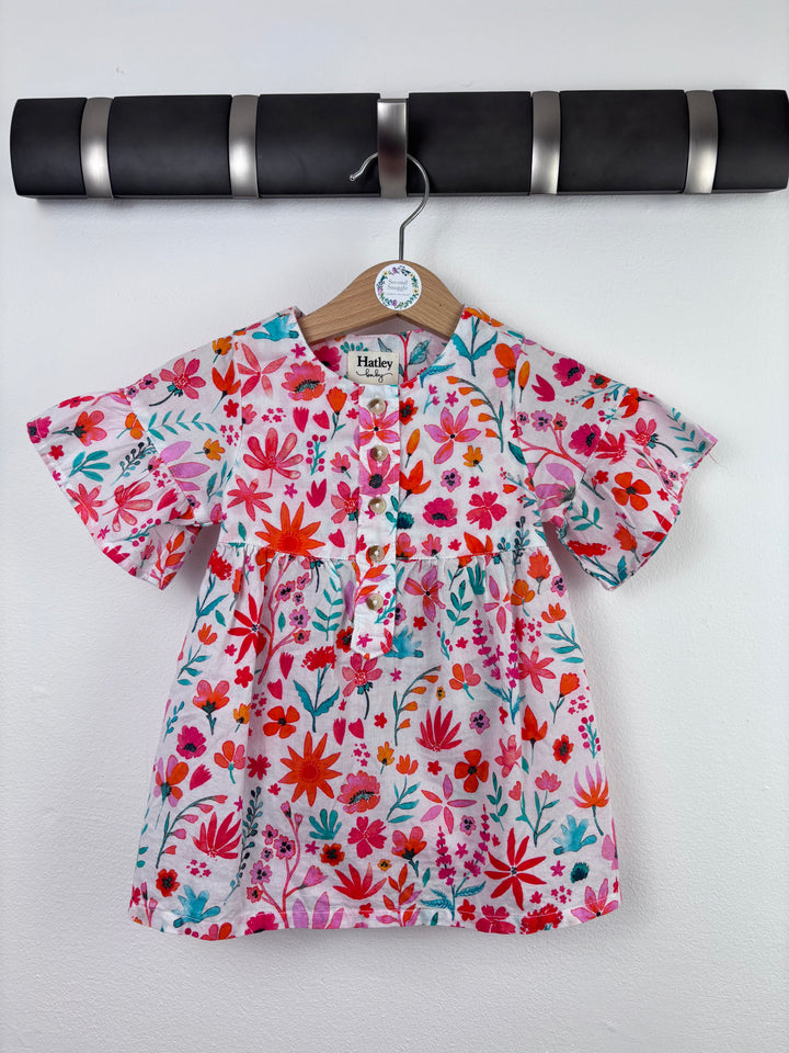 Hatley Floral Dress 6-9 Months-Dresses-Second Snuggle Preloved