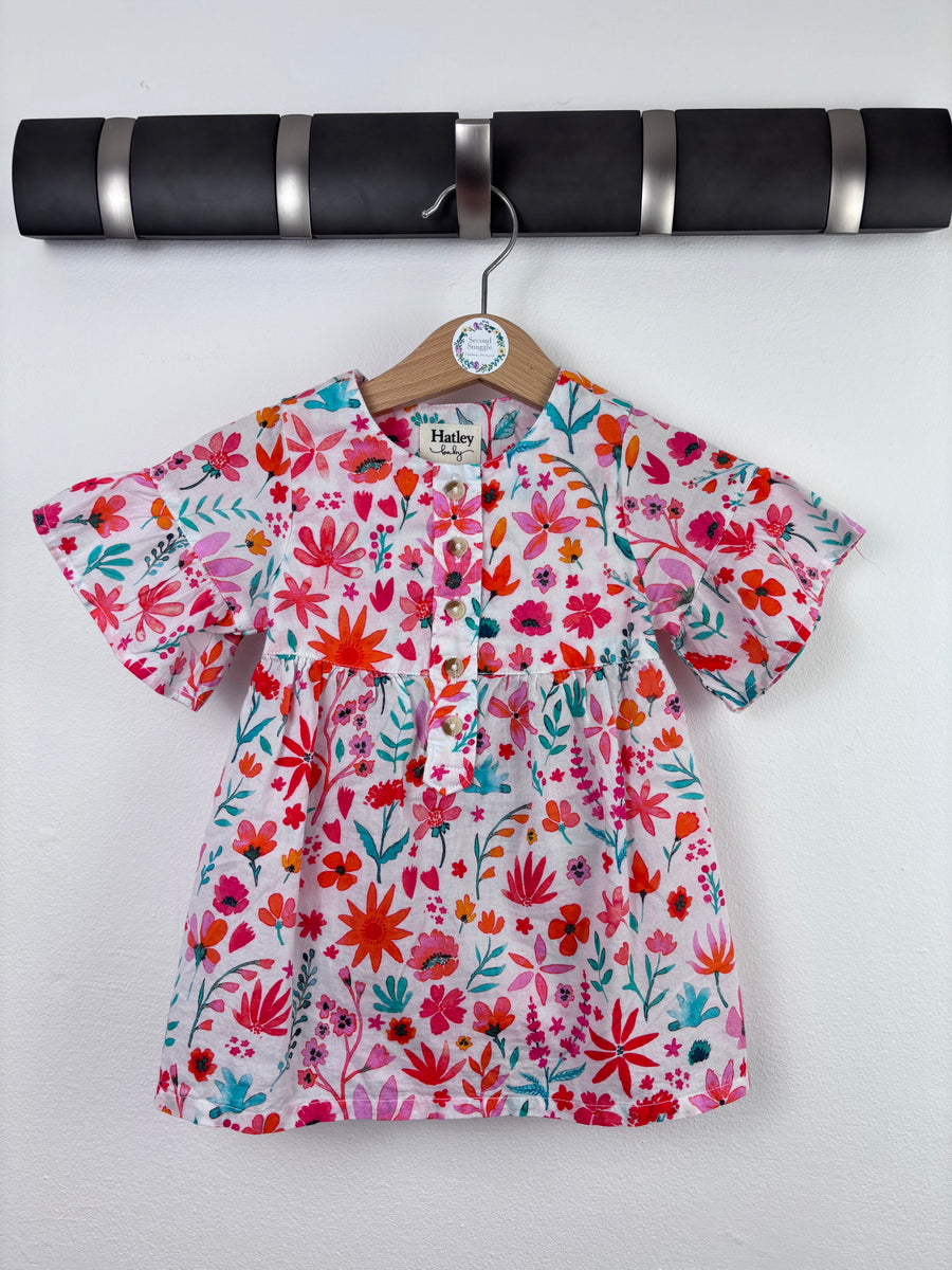 Hatley Floral Dress 6-9 Months-Dresses-Second Snuggle Preloved