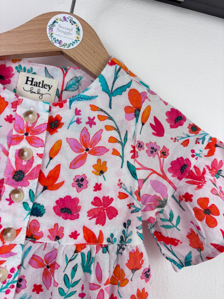 Hatley Floral Dress 6-9 Months-Dresses-Second Snuggle Preloved