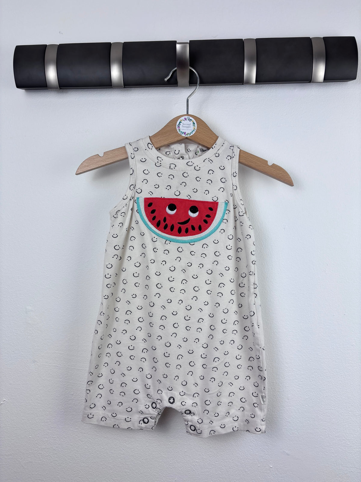 The Bonnie Mob Watermelon Romper 3-6 Months-Rompers-Second Snuggle Preloved