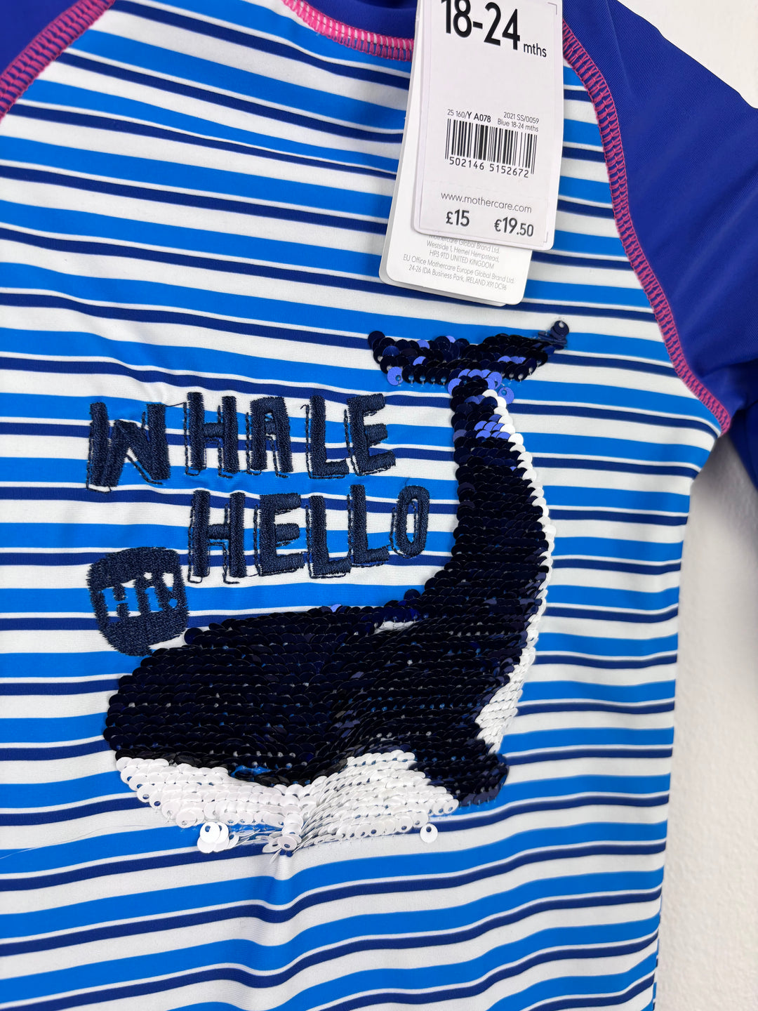 Mothercare Whale Swimsuit 18-24 Months-Swimming-Second Snuggle Preloved