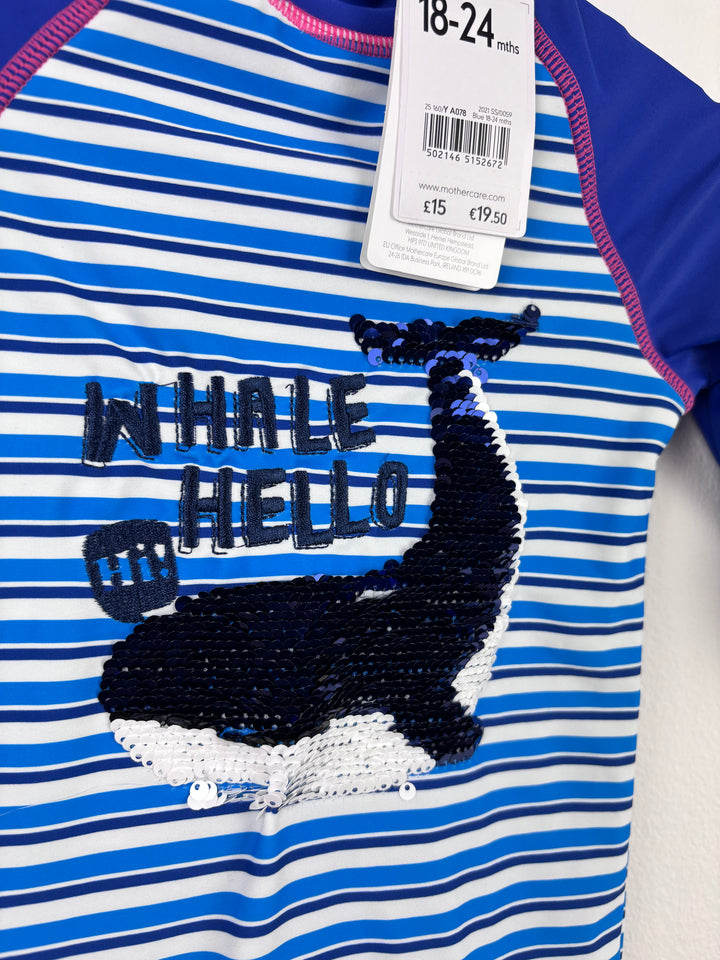 Mothercare Whale Swimsuit 18-24 Months-Swimming-Second Snuggle Preloved