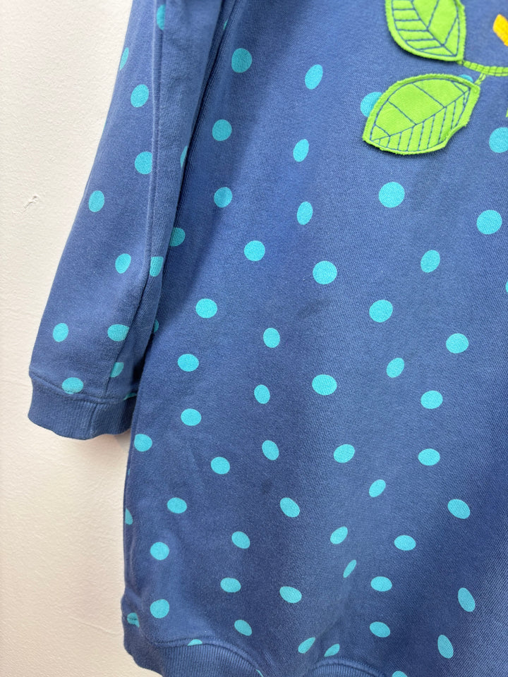 Frugi Toucan Sweatshirt Dress 8-9 Years - PLAY-Dresses-Second Snuggle Preloved
