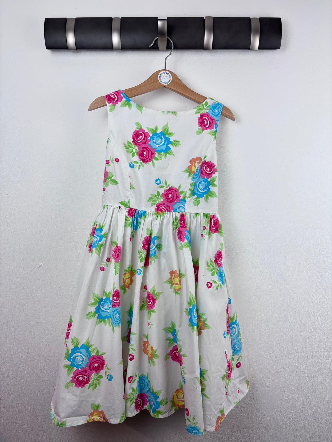 Matalan Bright Floral Dress 6-7 Years-Dresses-Second Snuggle Preloved