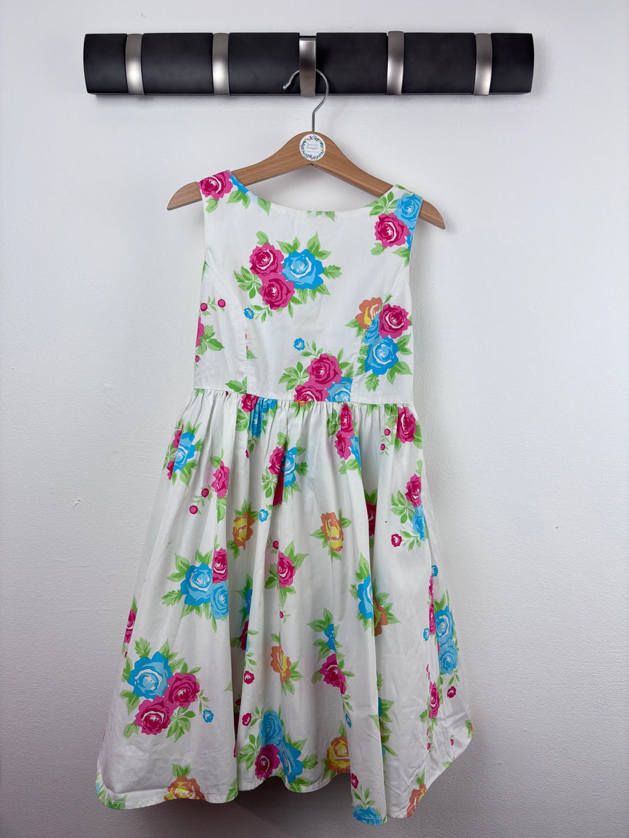 Matalan Bright Floral Dress 6-7 Years-Dresses-Second Snuggle Preloved