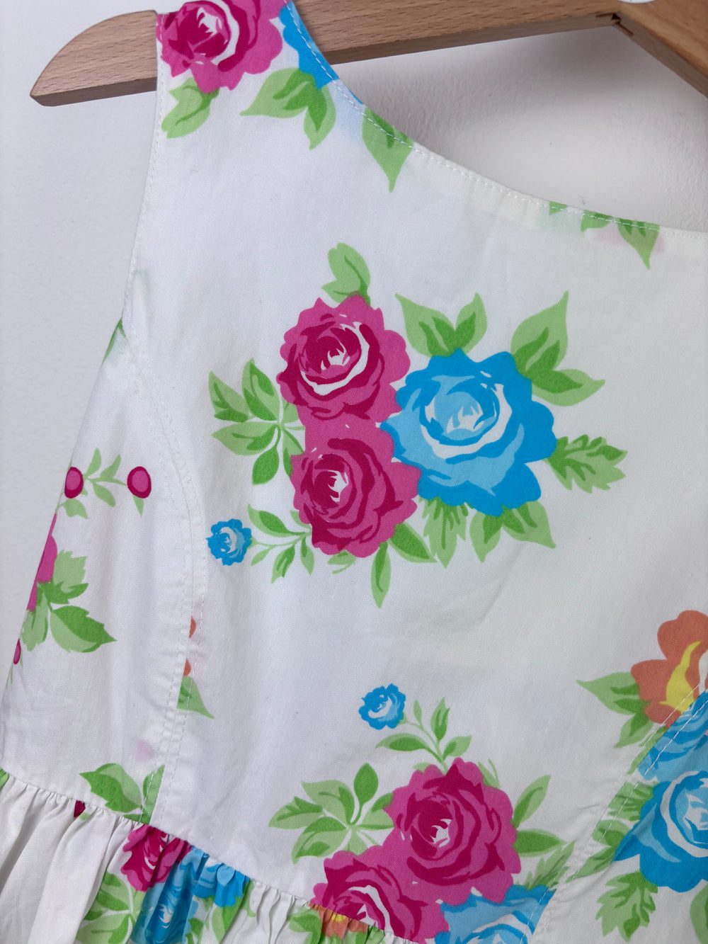 Matalan Bright Floral Dress 6-7 Years-Dresses-Second Snuggle Preloved