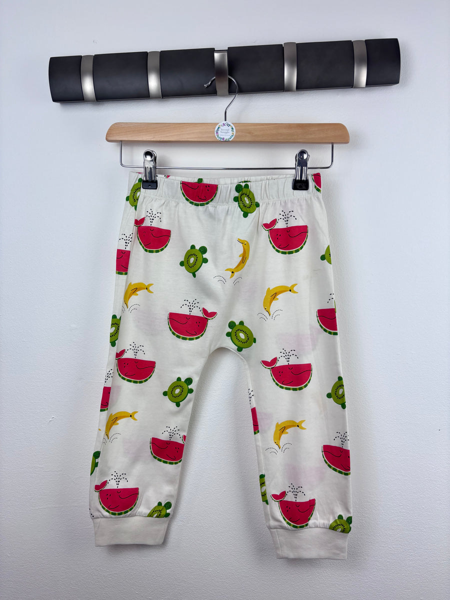 Lucy & Sam Fruit Print Trousers 5-6 Years-Trousers-Second Snuggle Preloved