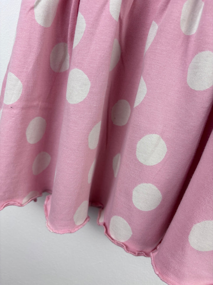 M&S Pink Polka Dot Dress 6-9 Months-Dresses-Second Snuggle Preloved