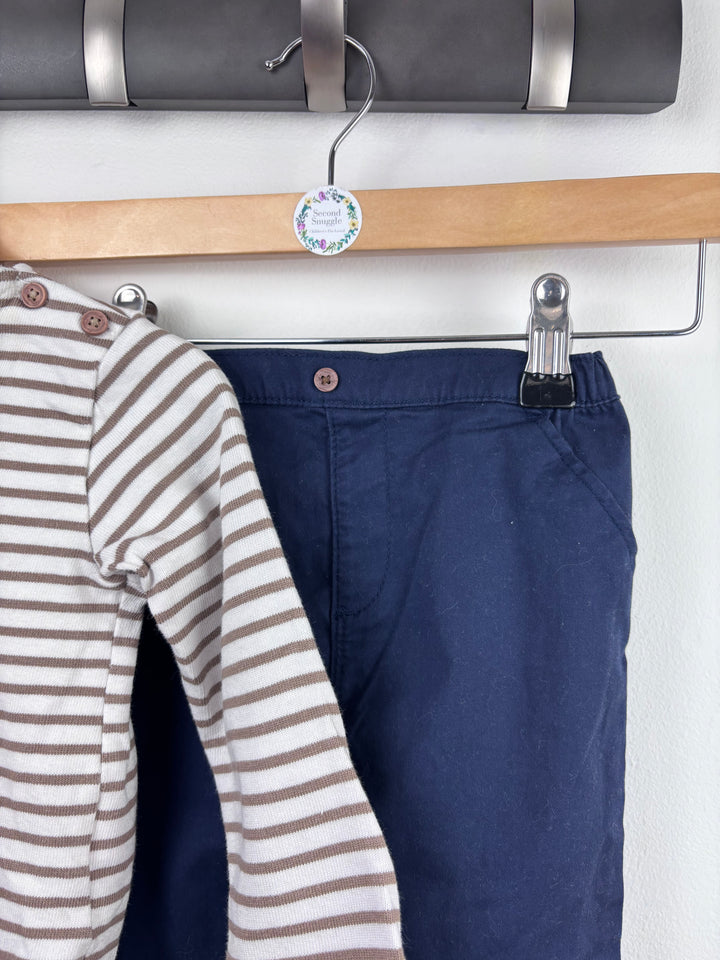M&S Peter Rabbit Top And Trousers Set 12-18 Months-Sets-Second Snuggle Preloved
