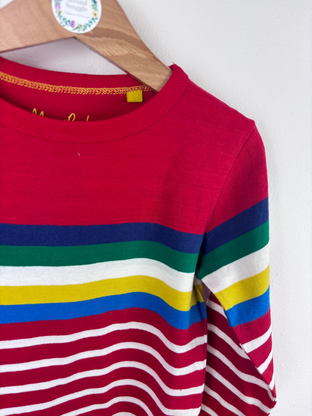 Mini Boden Stripe Top 4-5 Years-Tops-Second Snuggle Preloved