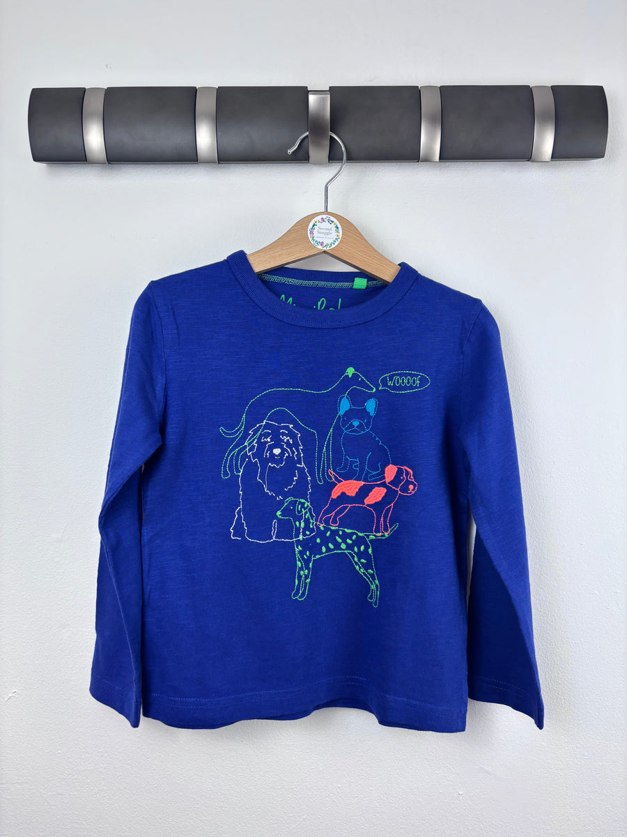Mini Boden Dog Print Top 5-6 Years-Tops-Second Snuggle Preloved