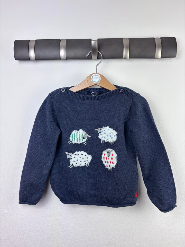 Joules Sheep Jumper 12-18 Months-Jumpers-Second Snuggle Preloved
