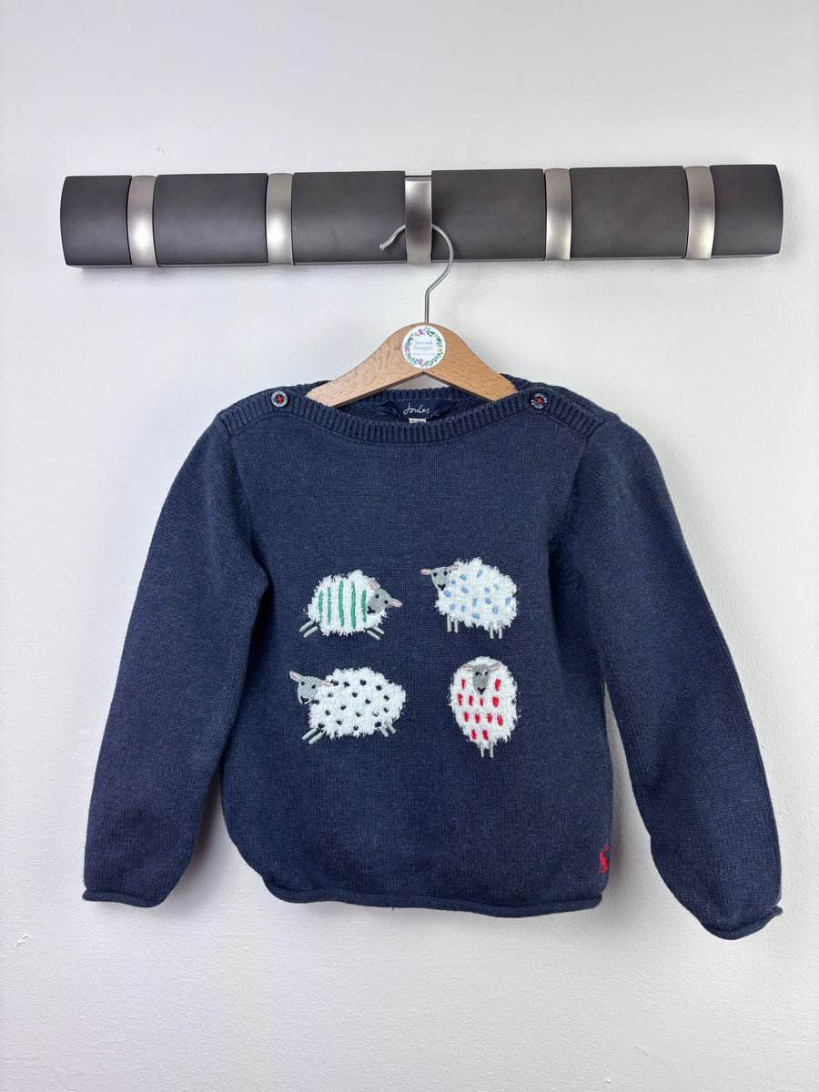 Joules Sheep Jumper 12-18 Months-Jumpers-Second Snuggle Preloved