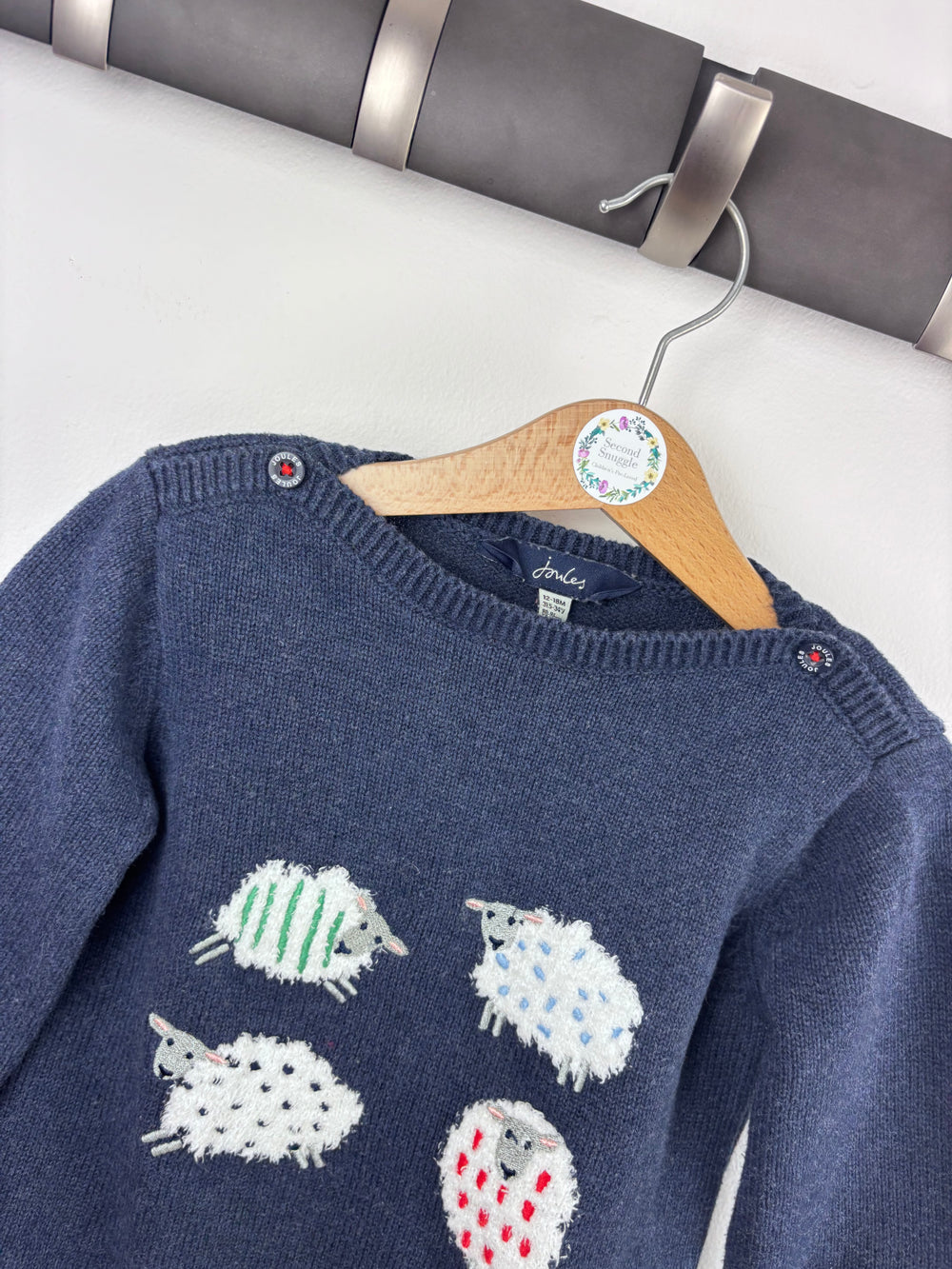 Joules Sheep Jumper 12-18 Months-Jumpers-Second Snuggle Preloved