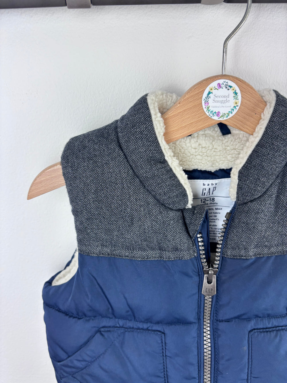 Gap Padded Gilet 12-18 Months-Gilets-Second Snuggle Preloved