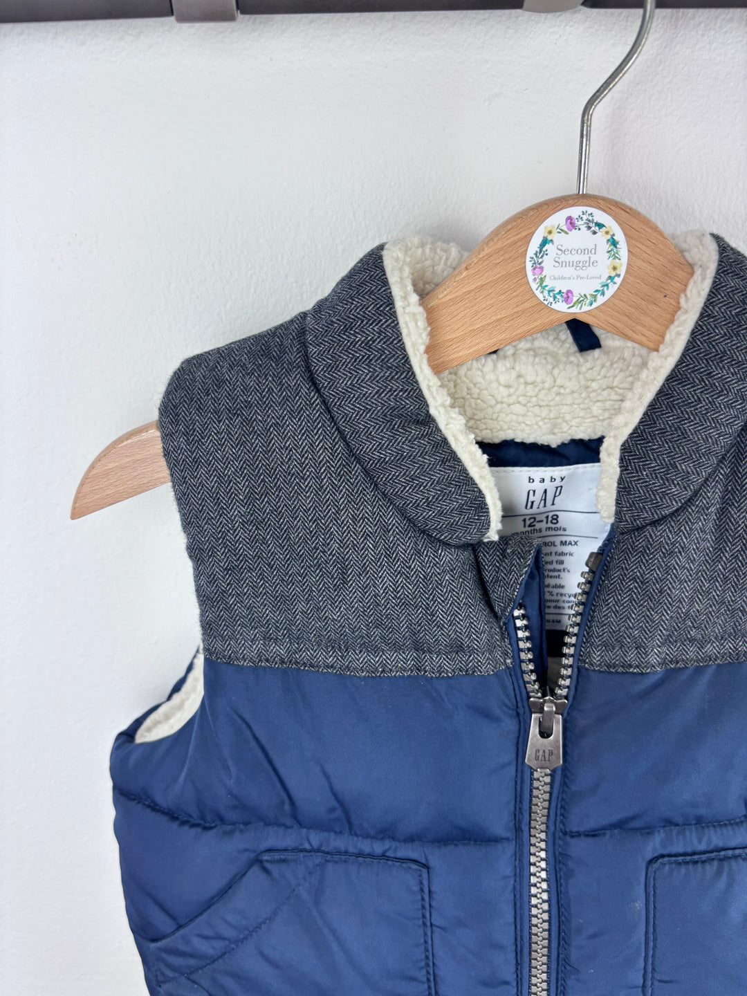 Gap Padded Gilet 12-18 Months-Gilets-Second Snuggle Preloved