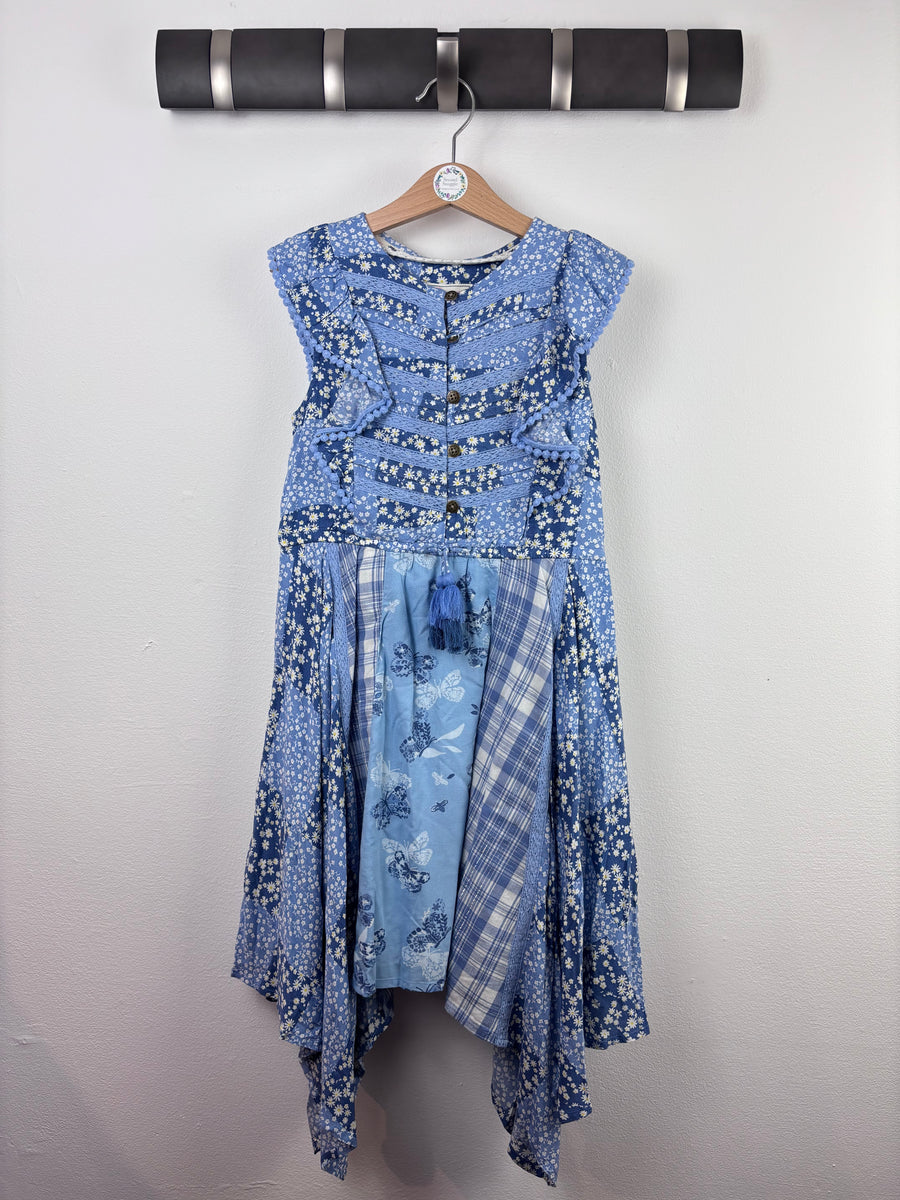Mantaray Patchwork Dress 7-8 Years-Dresses-Second Snuggle Preloved