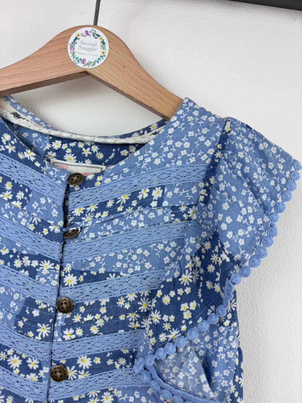 Mantaray Patchwork Dress 7-8 Years-Dresses-Second Snuggle Preloved