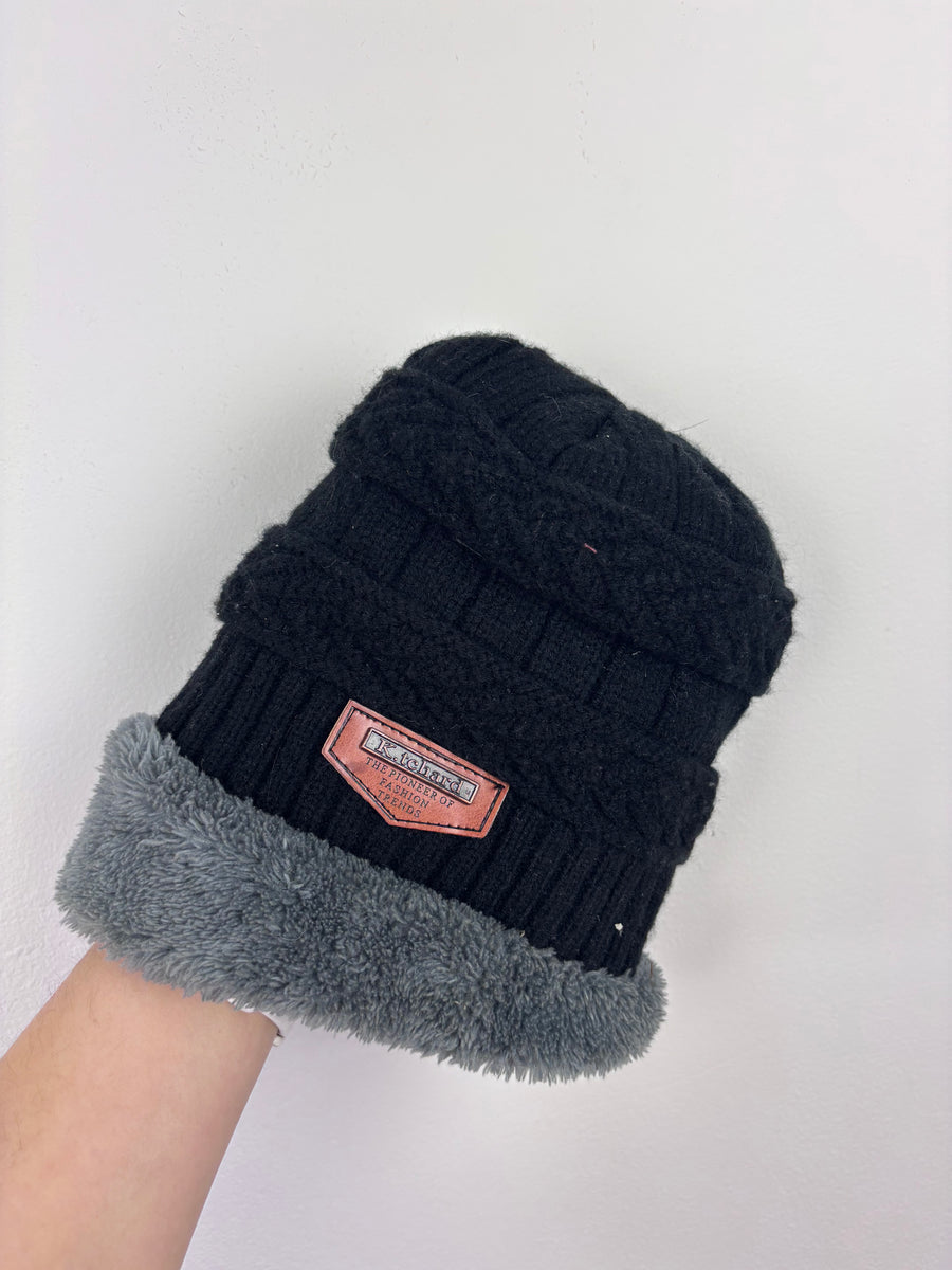 K.tchard Black & Grey Hat 1-2 Years-Hats-Second Snuggle Preloved