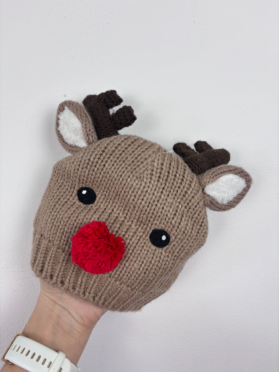 Fred & Flo Christmas Hat 3-6 Months-Hats-Second Snuggle Preloved