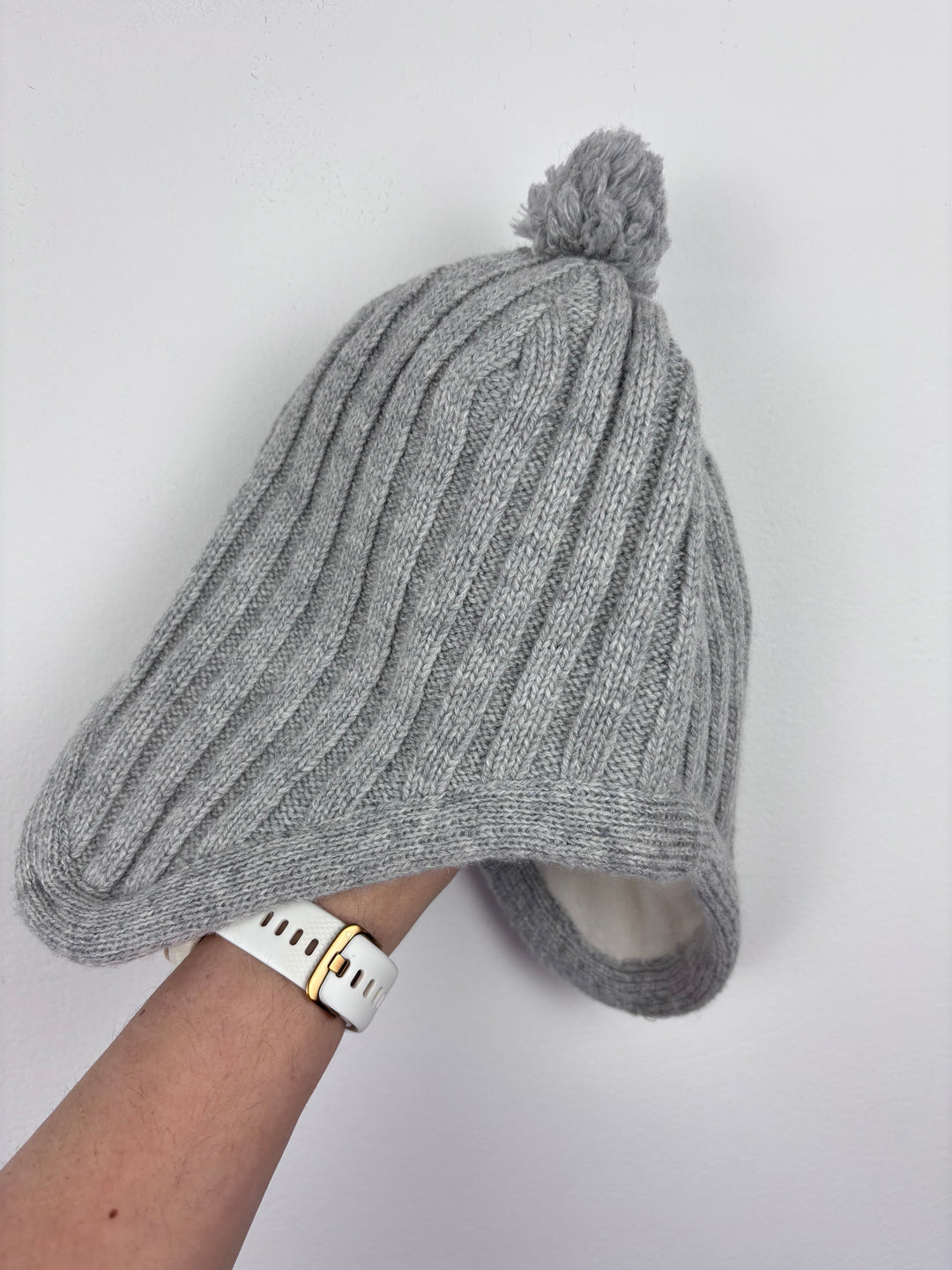 JoJo Maman Bebe Grey Hat 3-6 Months-Hats-Second Snuggle Preloved