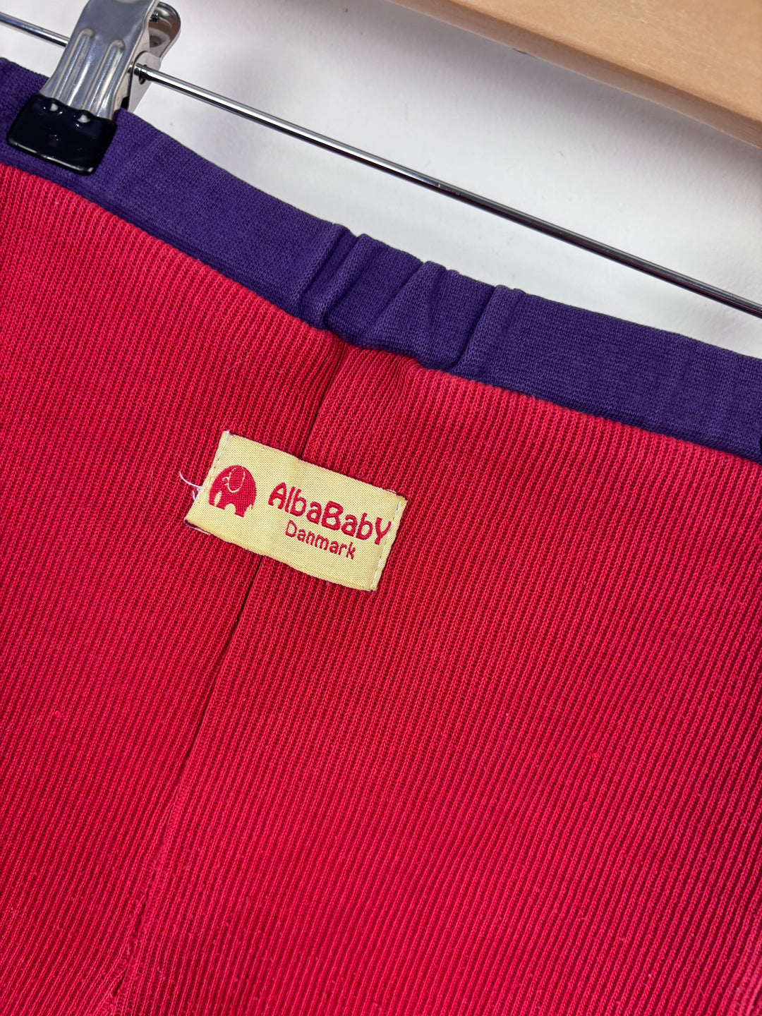 Alba Red Trousers 98/104 (3-4 Years)-Trousers-Second Snuggle Preloved