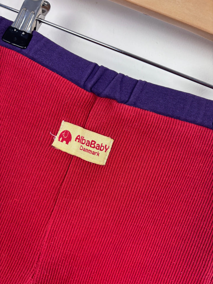 Alba Red Trousers 98/104 (3-4 Years)-Trousers-Second Snuggle Preloved