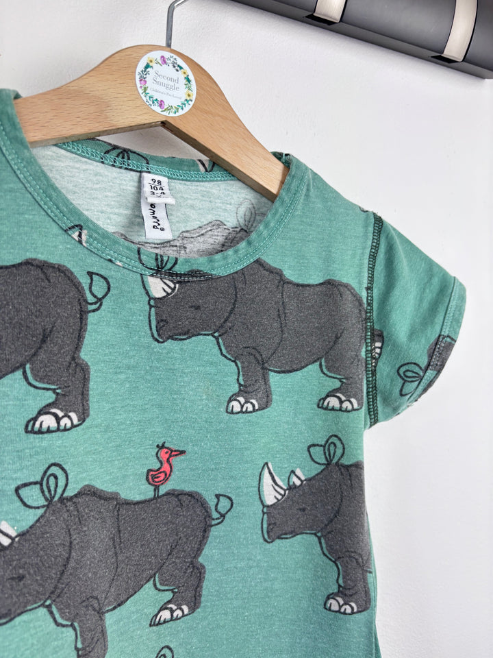 Maxomorra Rhino Dress 98/104 (3-4 Years)-Dresses-Second Snuggle Preloved