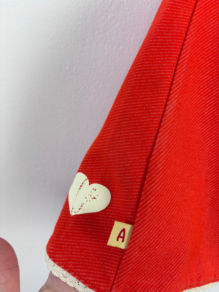 Alba Baby Red Dress 92 (18-24 Months)-Dresses-Second Snuggle Preloved