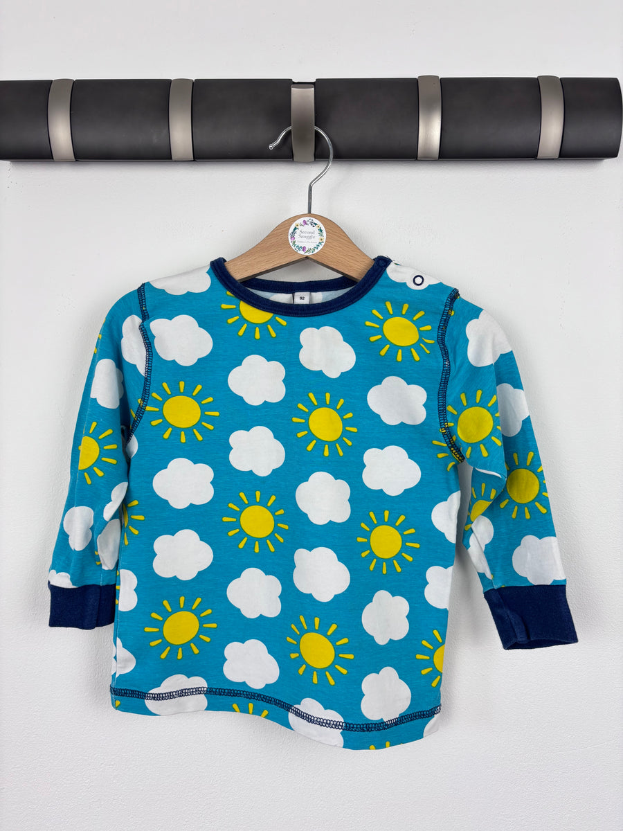 Maxomorra Long Sleeve Top 92 (18-24 Months)-Tops-Second Snuggle Preloved