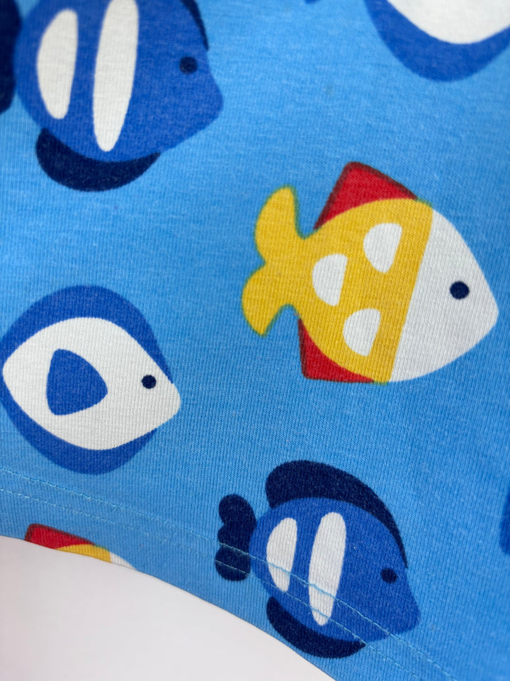 Maxomorra Fish Dress 86/92 (18-24 Months)-Dresses-Second Snuggle Preloved