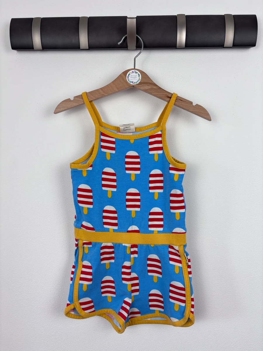 Maxomorra Ice Lolly Playsuit 86/92 (18-24 Months)-Play Suits-Second Snuggle Preloved